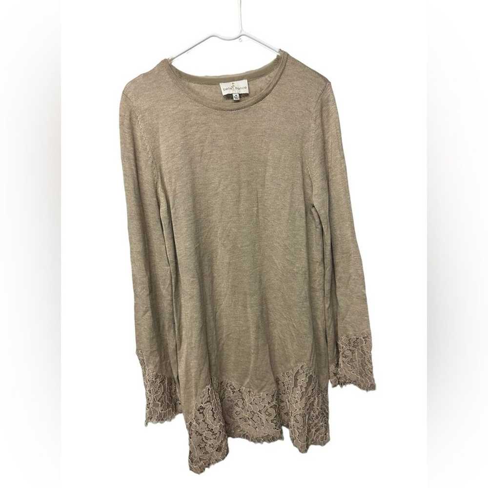 Belle France Lace Tunic Sweater Dress - image 2