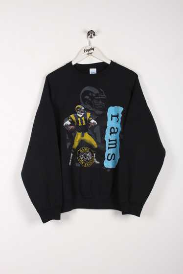 90's Los Angeles Rams Sweatshirt Black XL