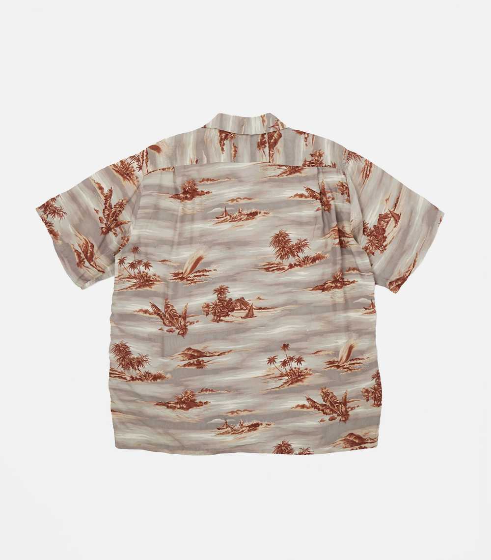 1950's Silk Hawaiian Shirt - image 2
