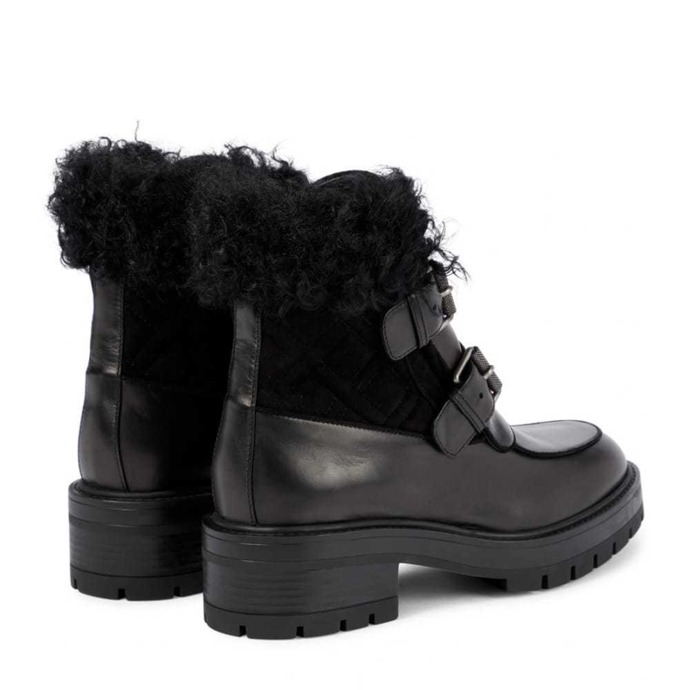 Aquazzura Leather snow boots - image 3
