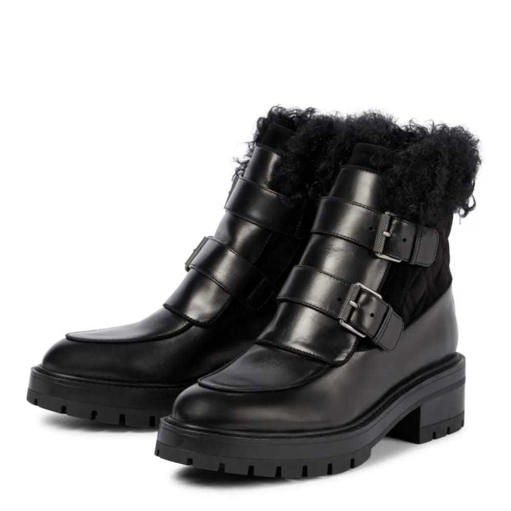 Aquazzura Leather snow boots - image 4