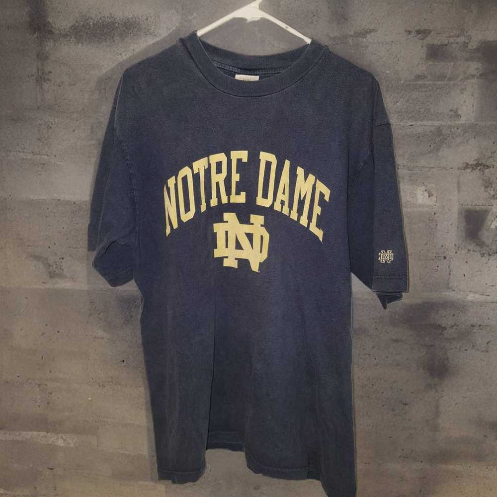 Vintage Notre Dame "Bookstore Exclusive" T-shirt … - image 1