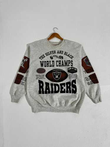 Vintage 1990’s Oakland Raiders World Champions Cr… - image 1