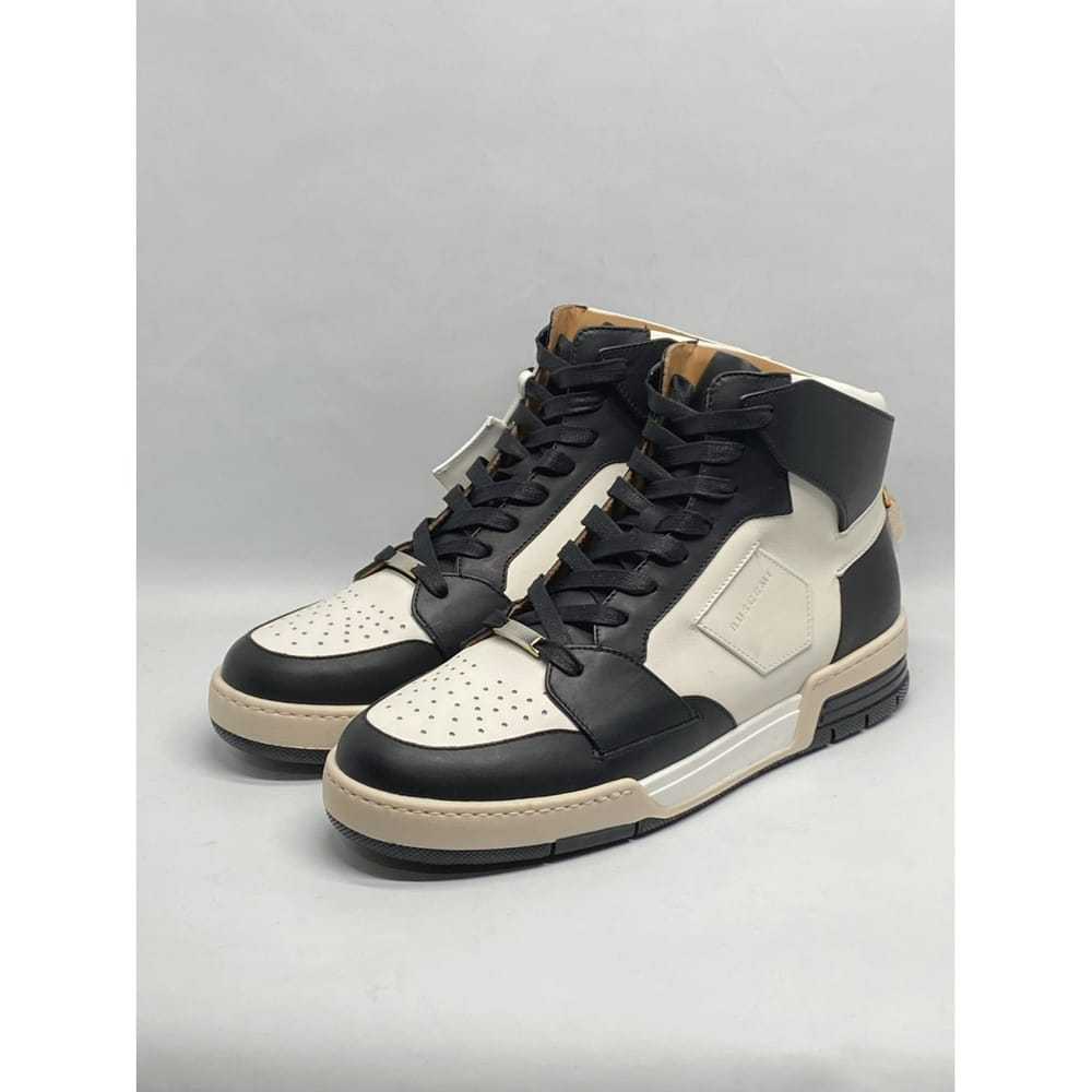 Buscemi Leather high trainers - image 3