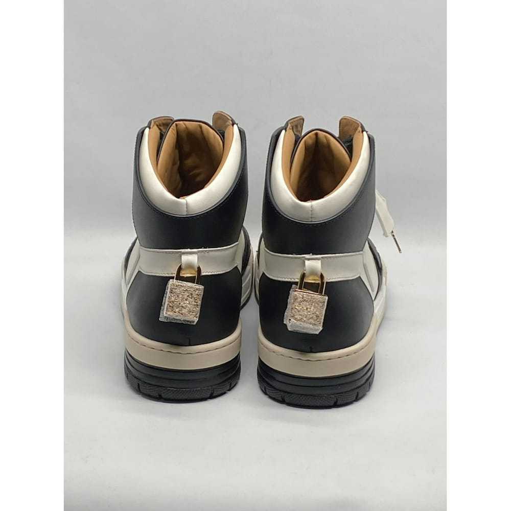 Buscemi Leather high trainers - image 4