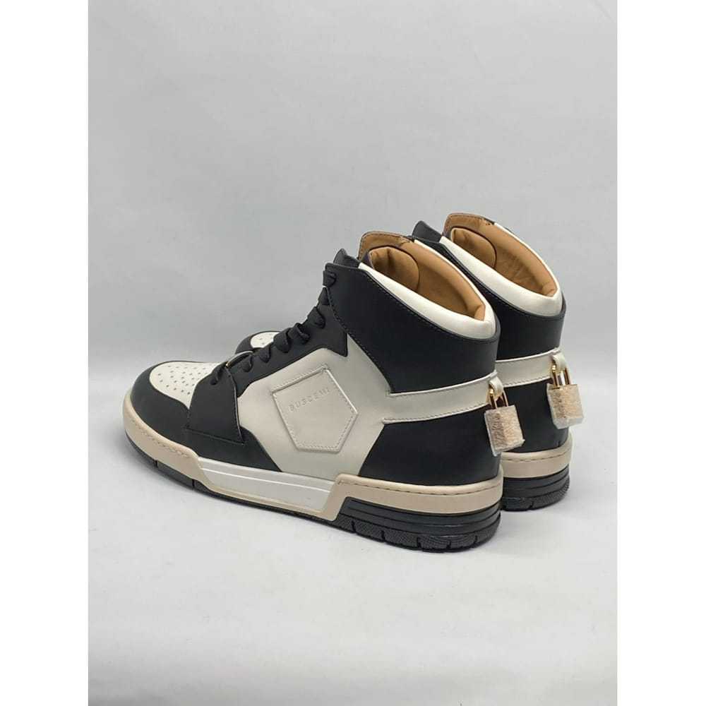 Buscemi Leather high trainers - image 6
