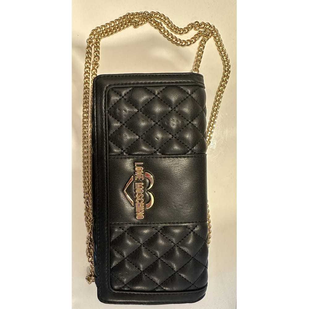 Moschino Love Leather clutch bag - image 3