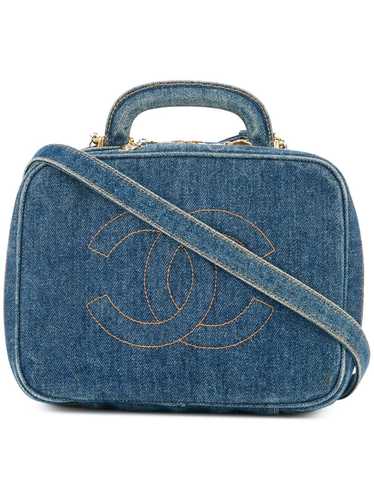 CHANEL Pre-Owned 1996-1997 denim 2way cosmetic bag