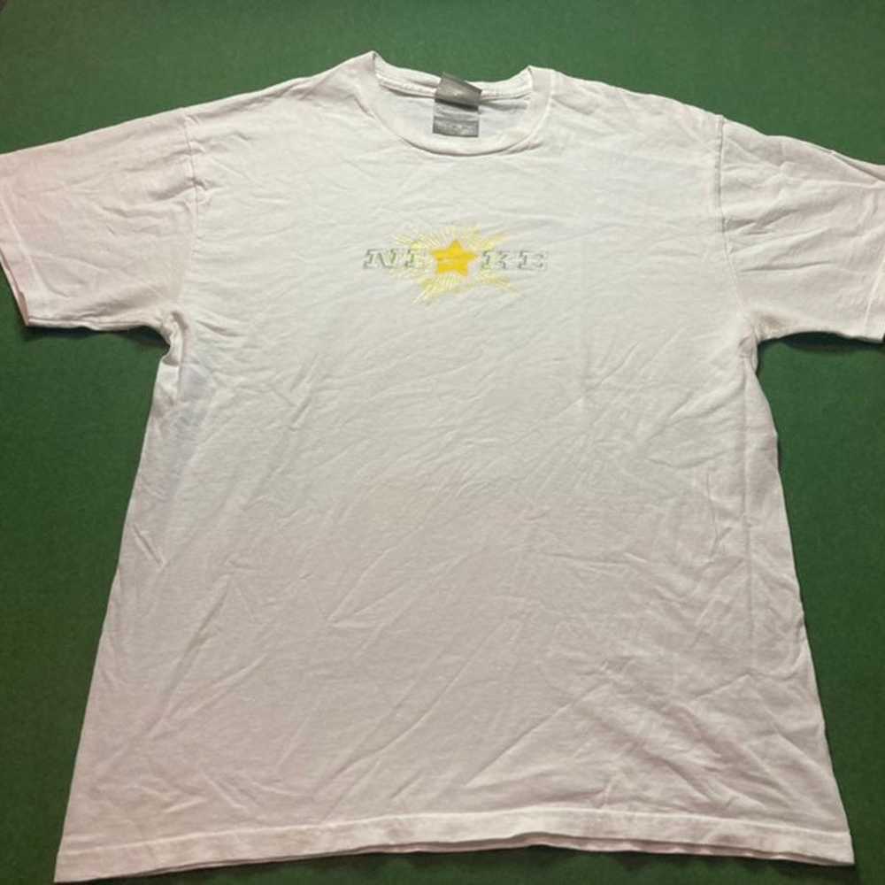 Y2K Nike Star Grey Tag Tee - image 3