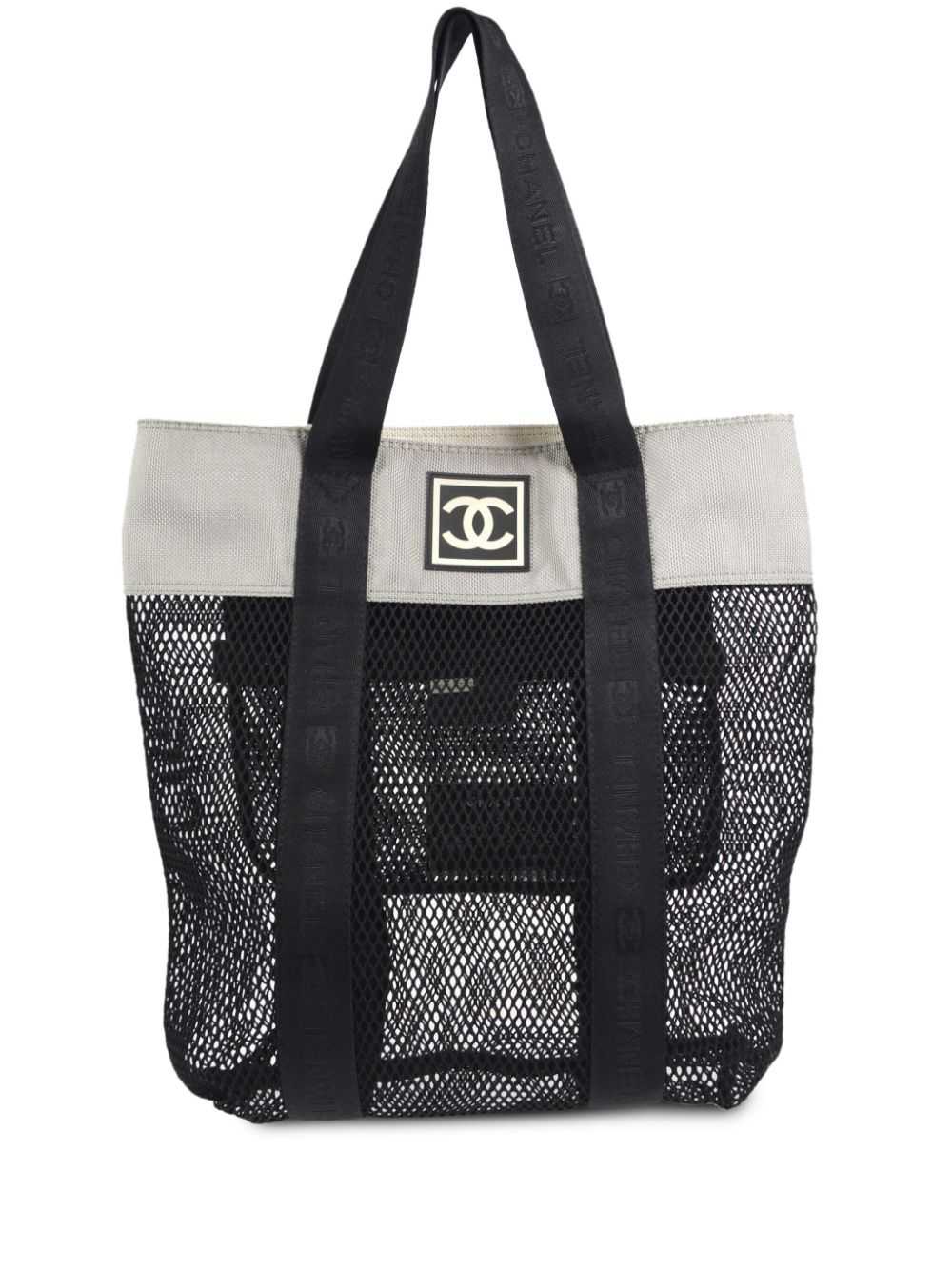 CHANEL Pre-Owned 2003 Sport Line mesh tote bag - … - image 1