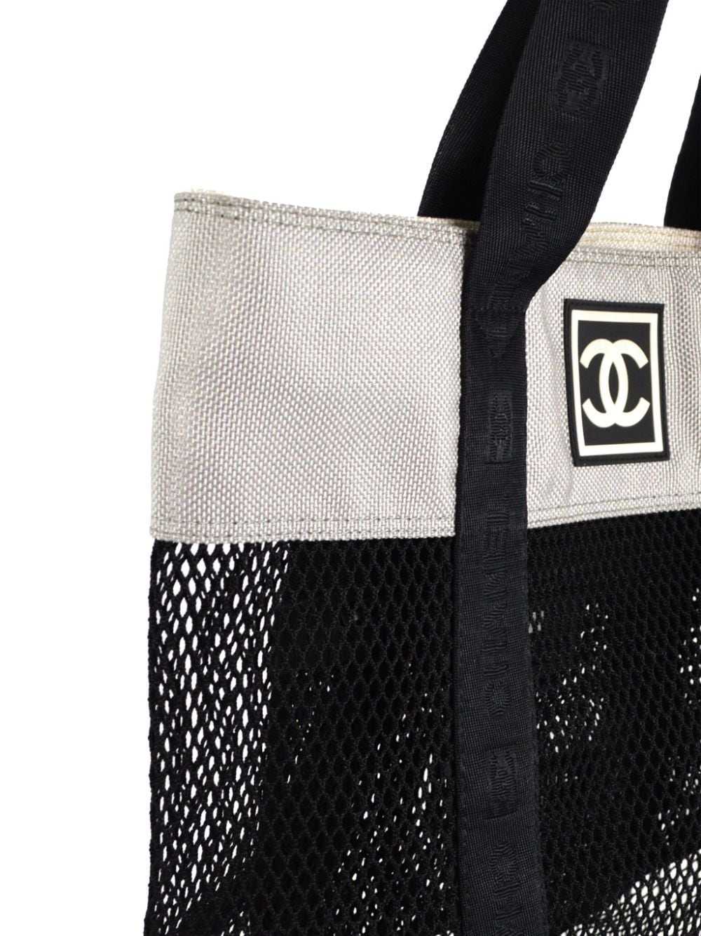 CHANEL Pre-Owned 2003 Sport Line mesh tote bag - … - image 3