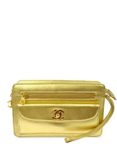 CHANEL Pre-Owned 1997 CC clutch bag - Gold - image 1