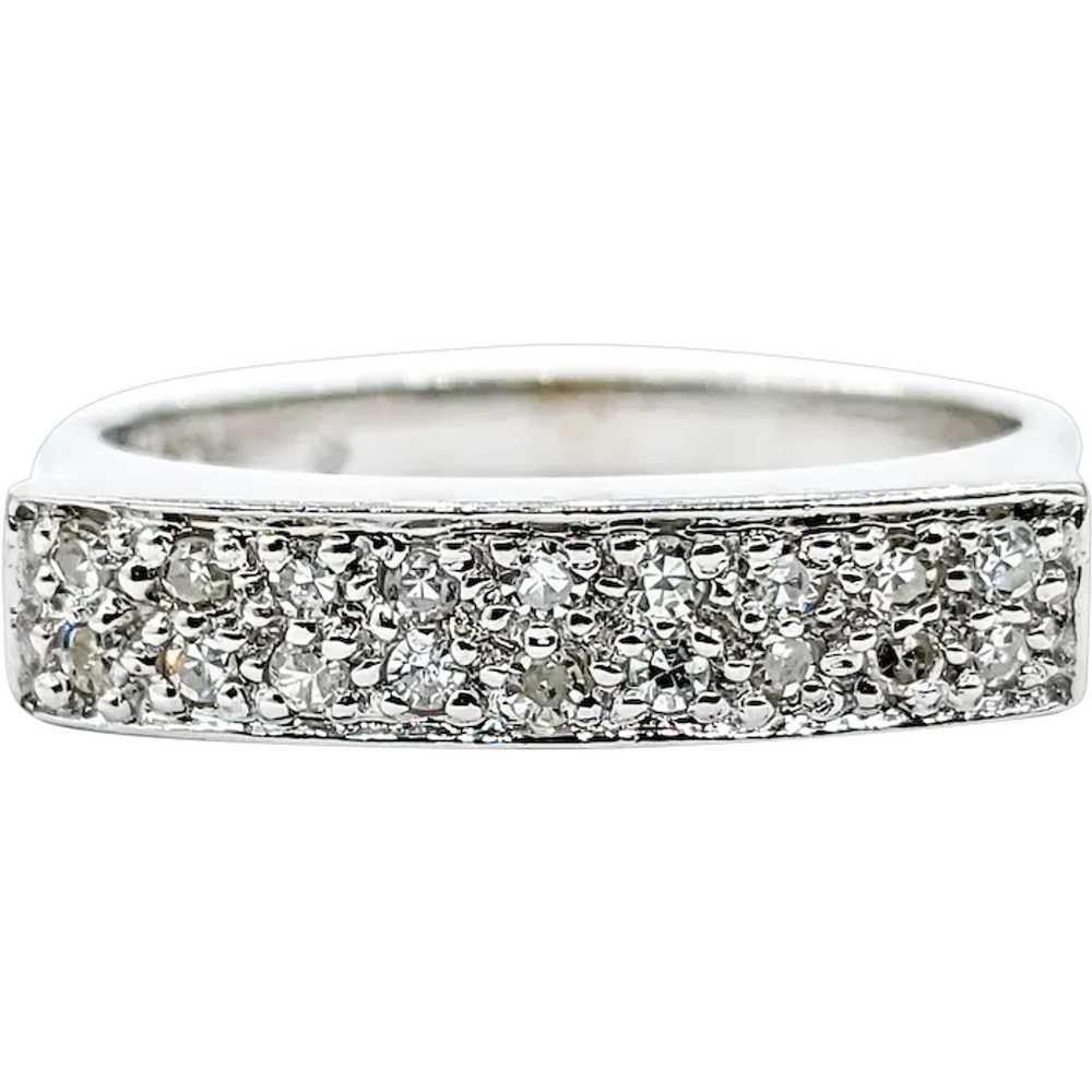 Diamond Ring In White Gold - image 1