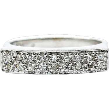 Diamond Ring In White Gold - image 1