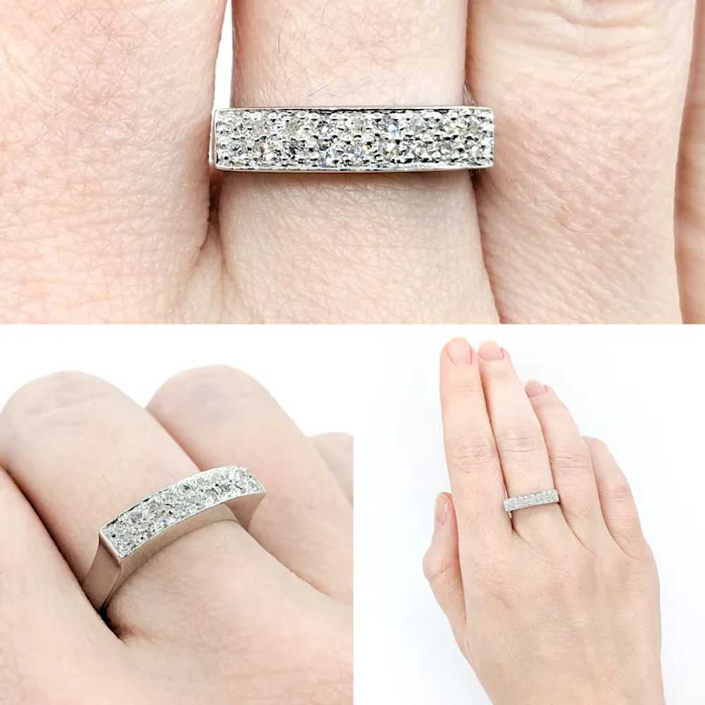 Diamond Ring In White Gold - image 2