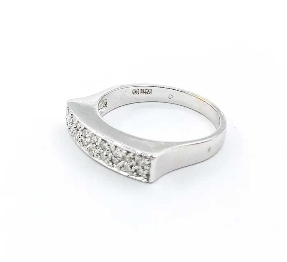 Diamond Ring In White Gold - image 3