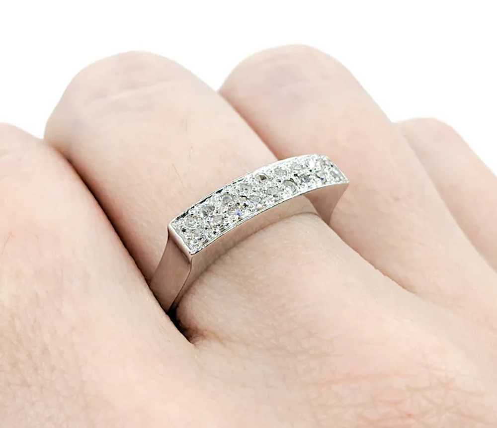 Diamond Ring In White Gold - image 5