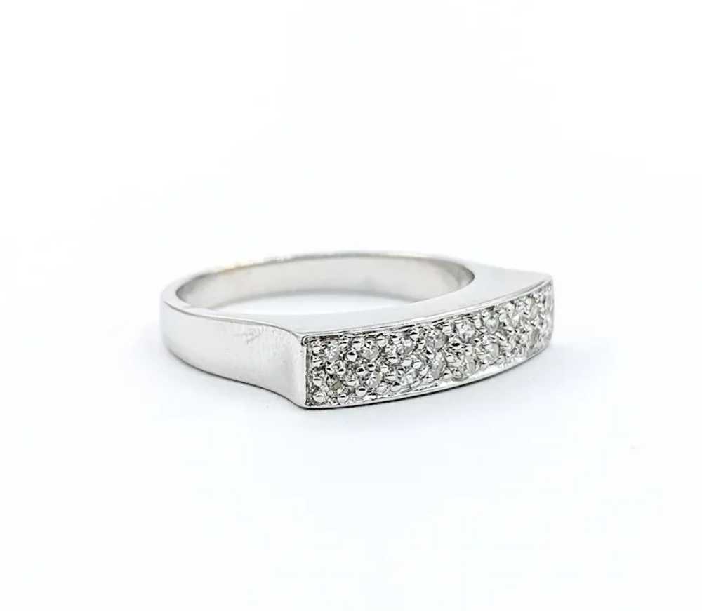 Diamond Ring In White Gold - image 8