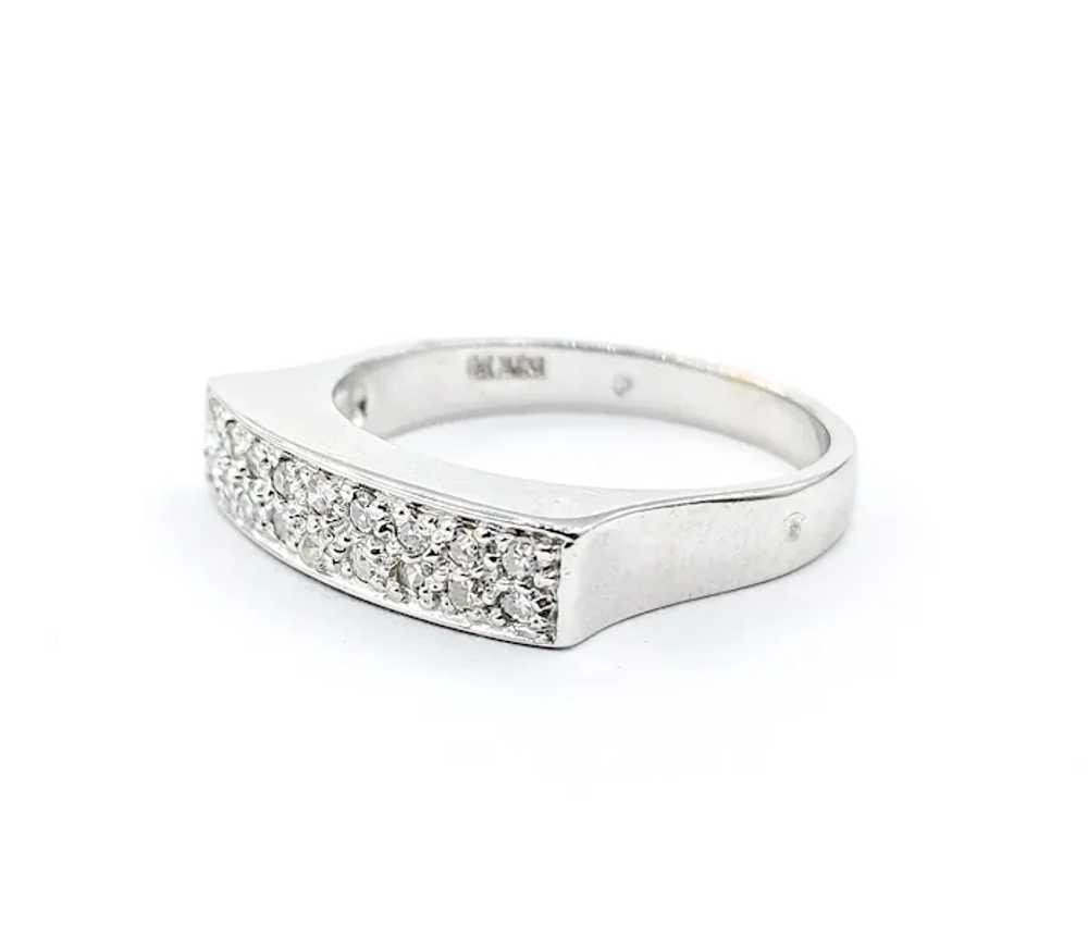 Diamond Ring In White Gold - image 9