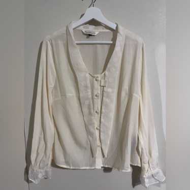 Vintage Royal Monk Blouse Size: Large