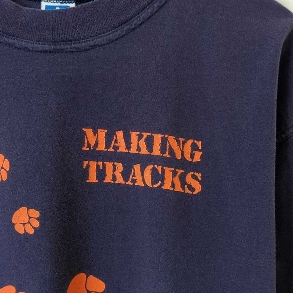Russell 90's Vintage Making Tracks Paw Prints Sho… - image 3