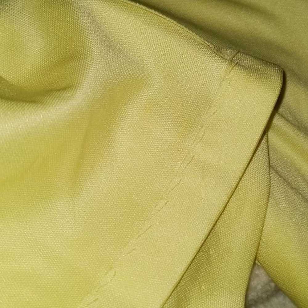 Vintage yellow union made dress - image 8