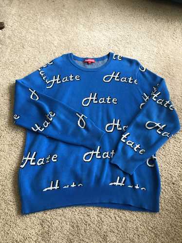 Supreme Hate crewneck FW13