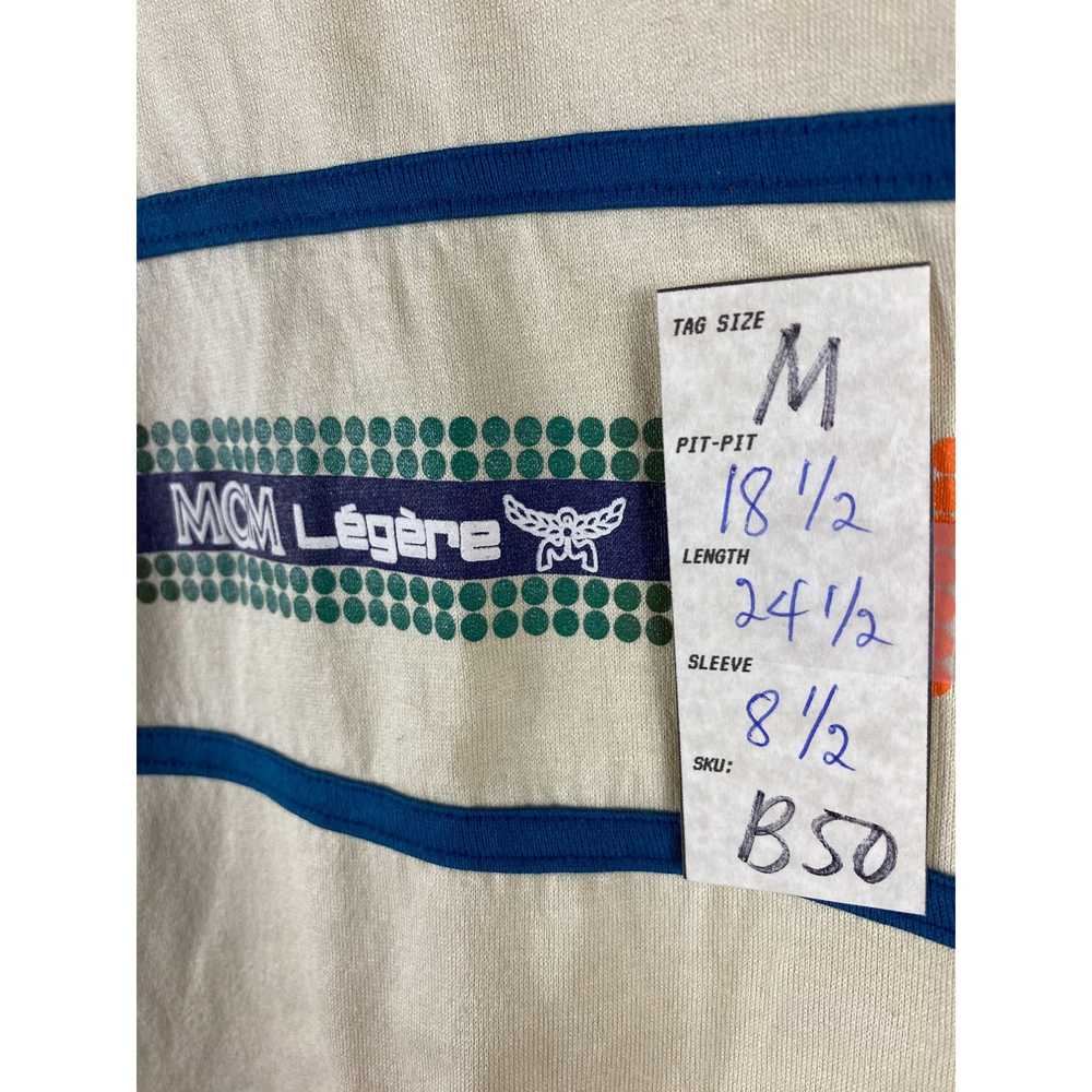 MCM Vintage MCM Legere Center Logo Print Tee Shir… - image 4