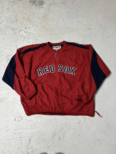 Boston outlet Red Sox Authentic Majestic Satin Quilted Jacket