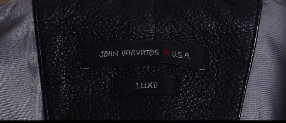 John Varvatos Jon Varvatos Textured Leather Jacke… - image 3