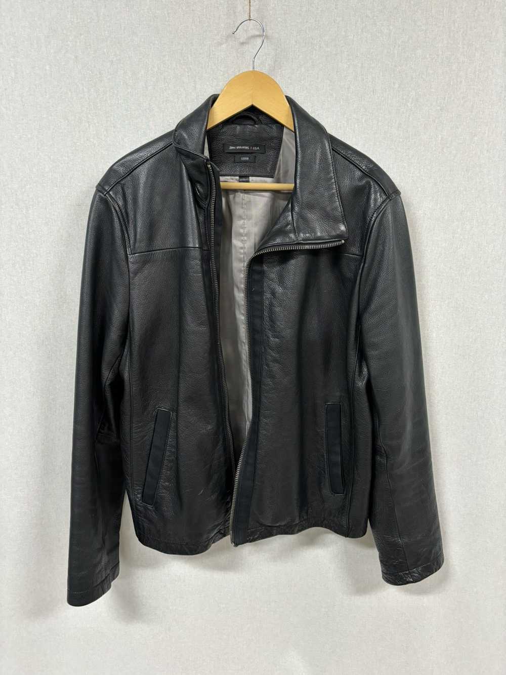John Varvatos Jon Varvatos Textured Leather Jacke… - image 5