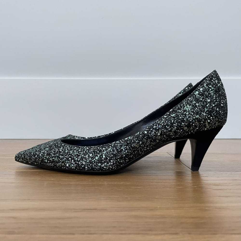 Saint Laurent Charlotte glitter heels - image 2