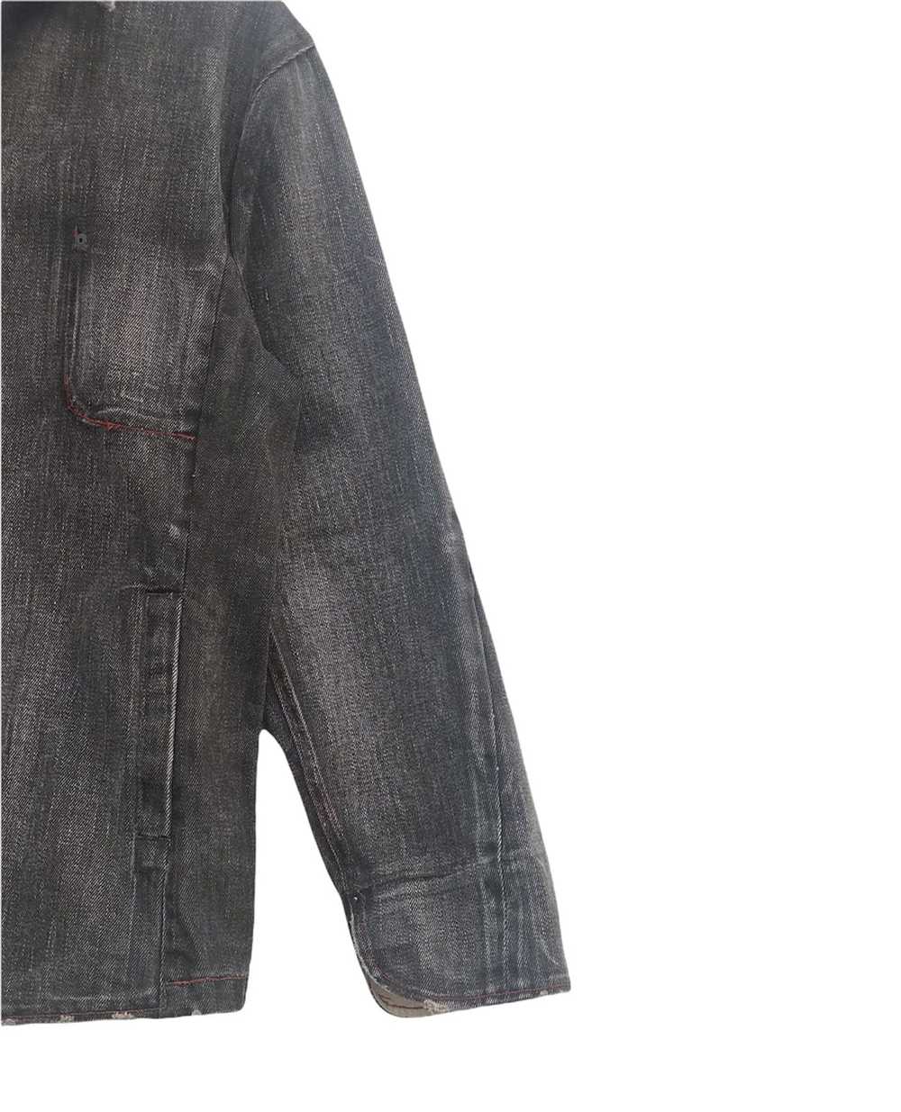 Distressed Denim × Japanese Brand Denim Jacket Di… - image 2