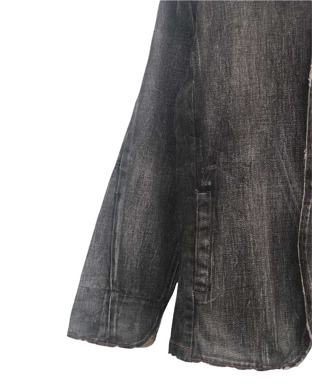Distressed Denim × Japanese Brand Denim Jacket Di… - image 3