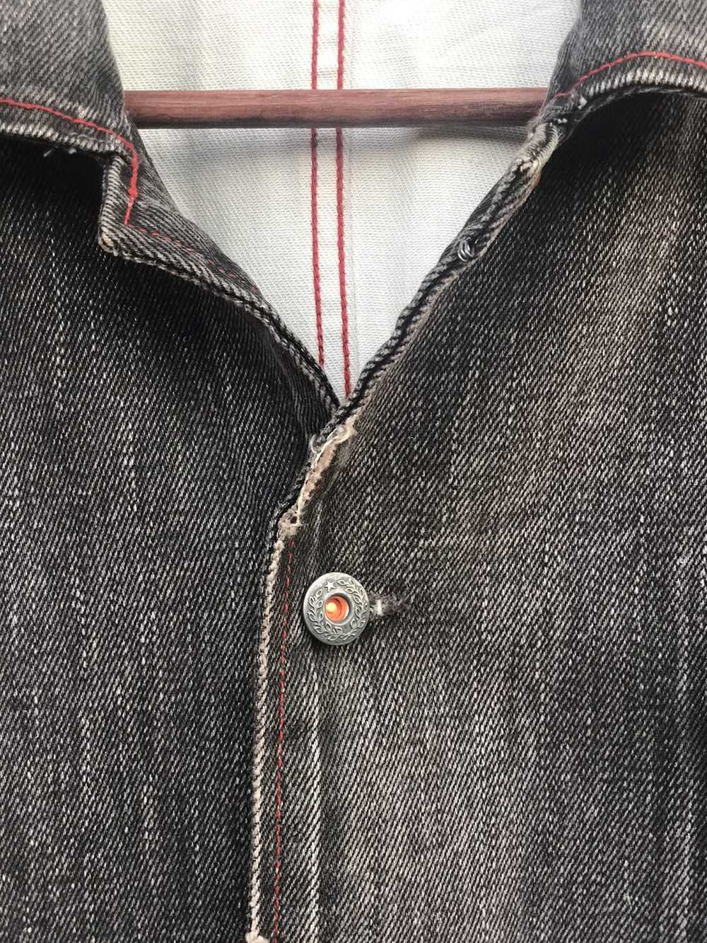 Distressed Denim × Japanese Brand Denim Jacket Di… - image 7