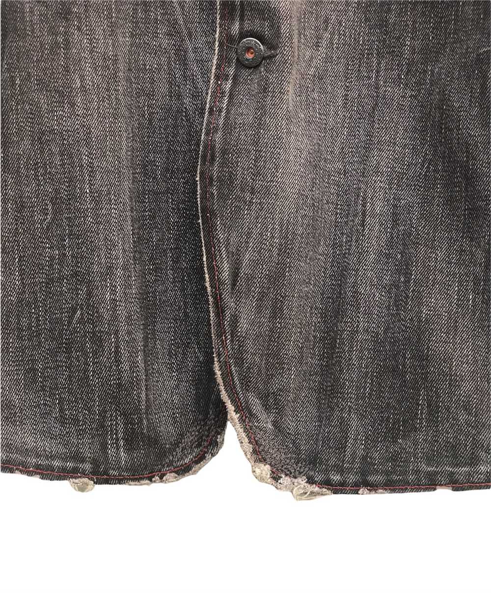 Distressed Denim × Japanese Brand Denim Jacket Di… - image 8