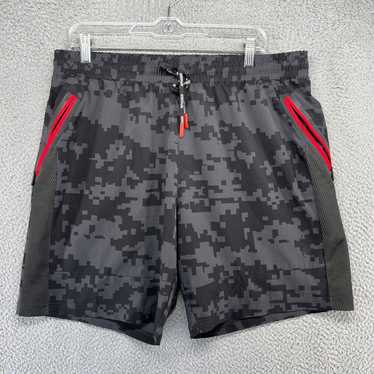 Spyder Spyder Shorts Large Black Gray Red Digital… - image 1