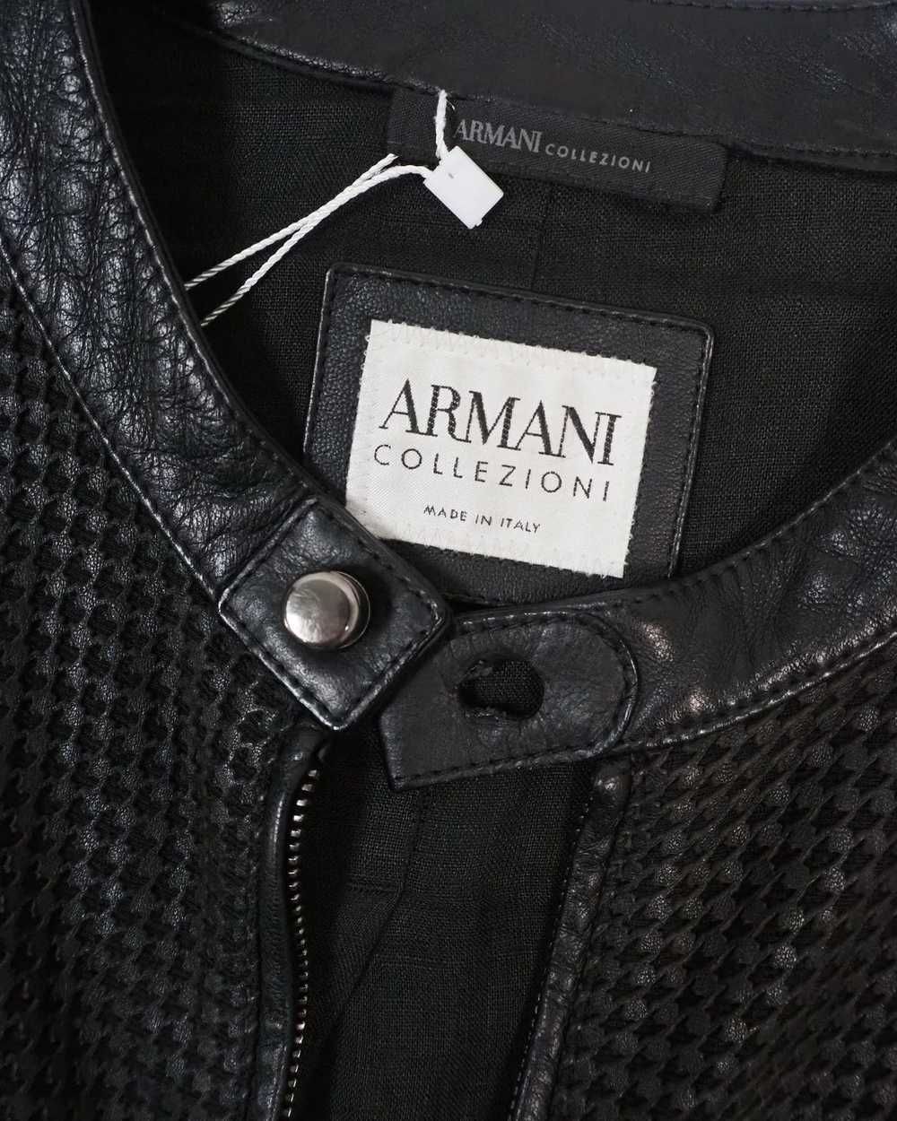 Armani Collezioni Men's Armani Collezioni Leather… - image 3