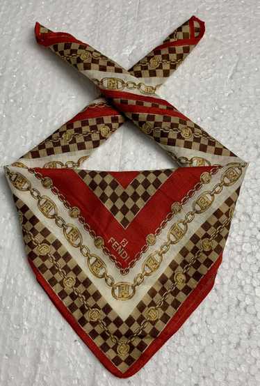 Designer × Luxury × Vintage FENDI HANDKERCHIEF / … - image 1