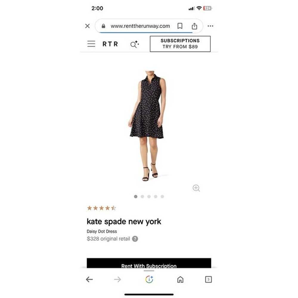 Kate Spade New York Daisy Dot Shirt Dress Size 0 … - image 5