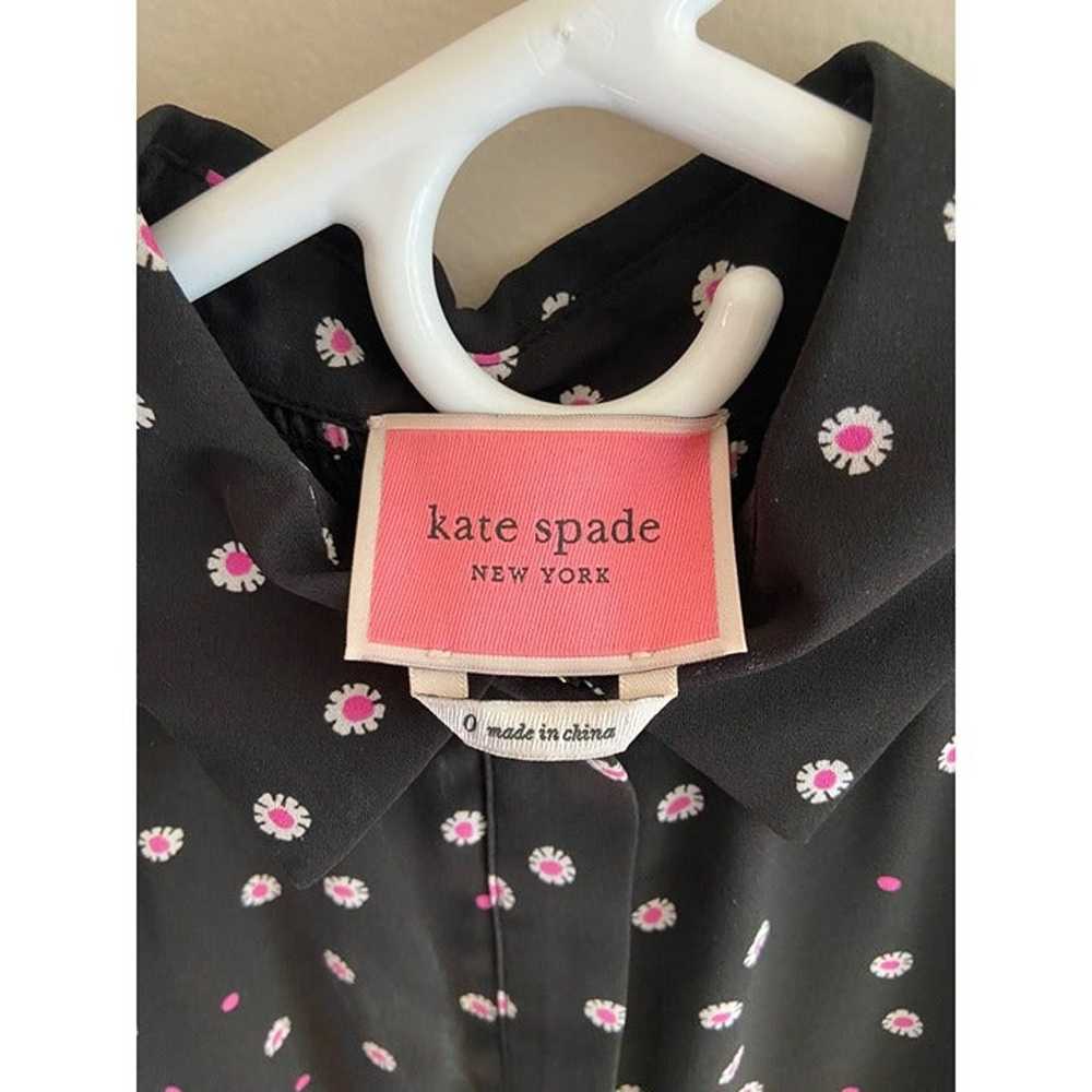 Kate Spade New York Daisy Dot Shirt Dress Size 0 … - image 8