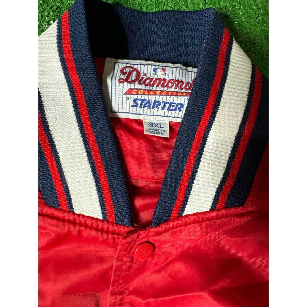 Starter Retro Cleveland Indians Starter Jacket Re… - image 4
