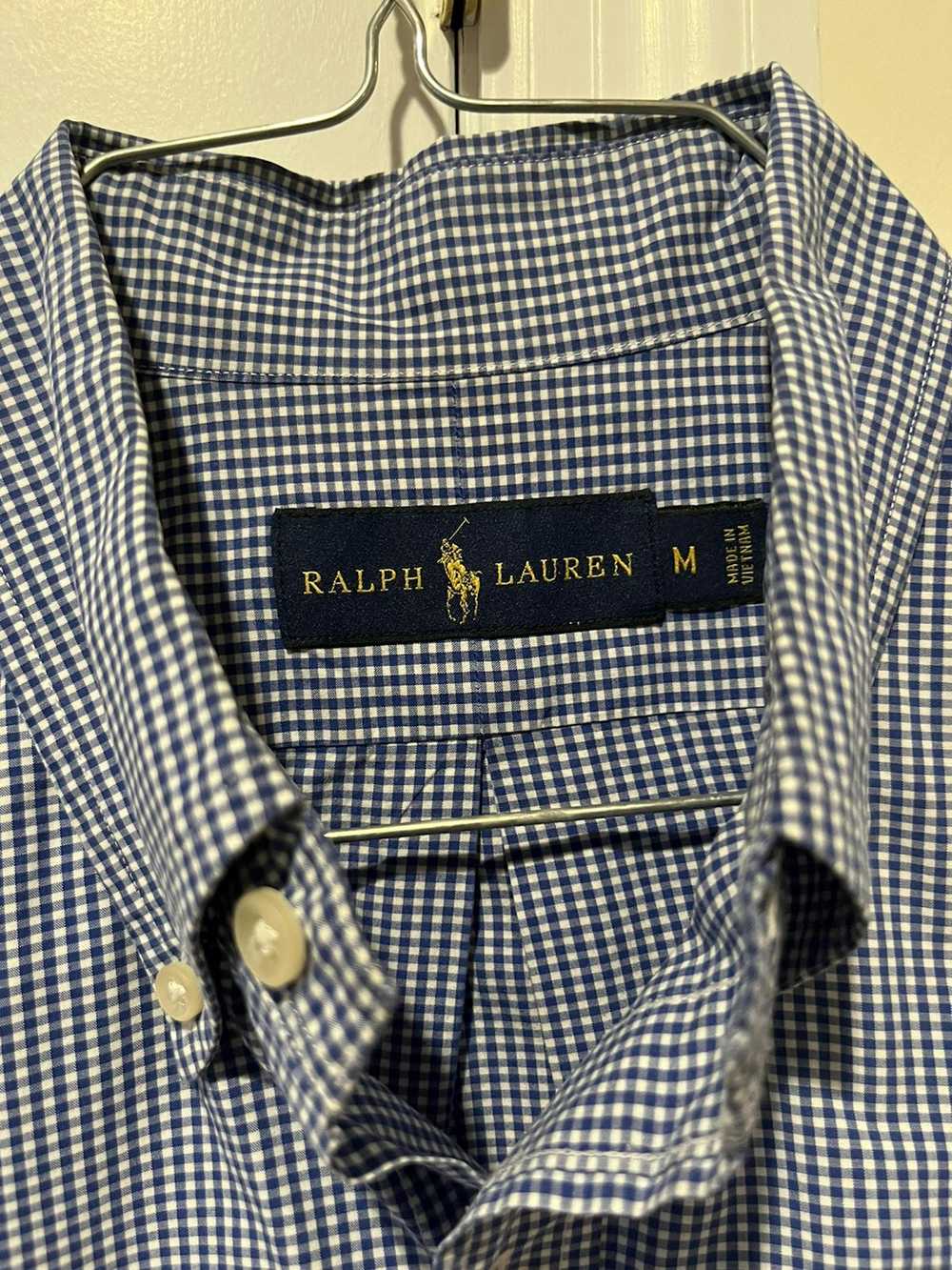 Polo Ralph Lauren checkered blue and white polo r… - image 2