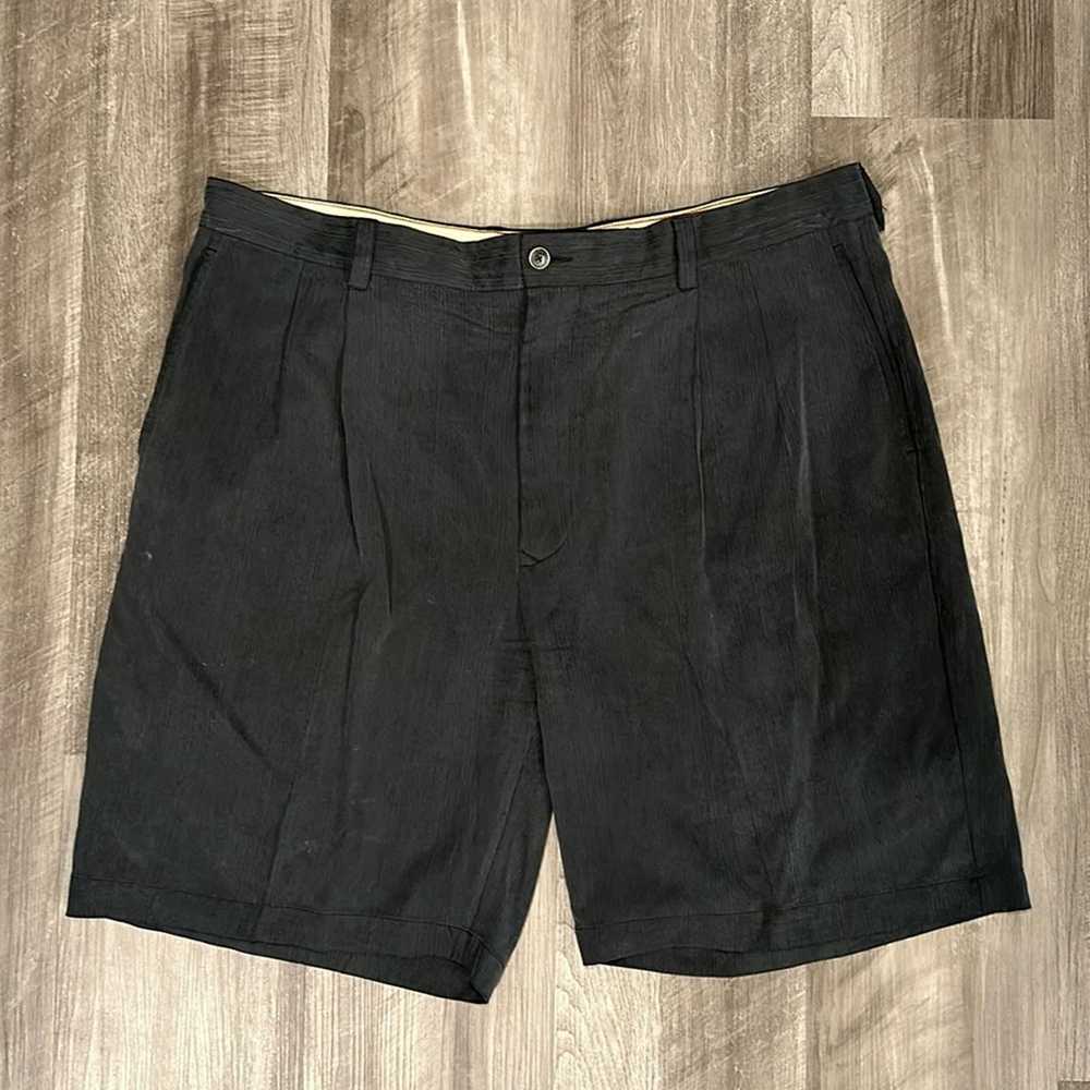 Tommy Bahama Tommy Bahama Silk Pleated Shorts - 38 - image 1