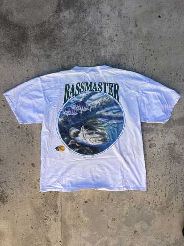 Large Vintage 90s Russell Bass Pro Shops Fish T Shirt Cotton USA