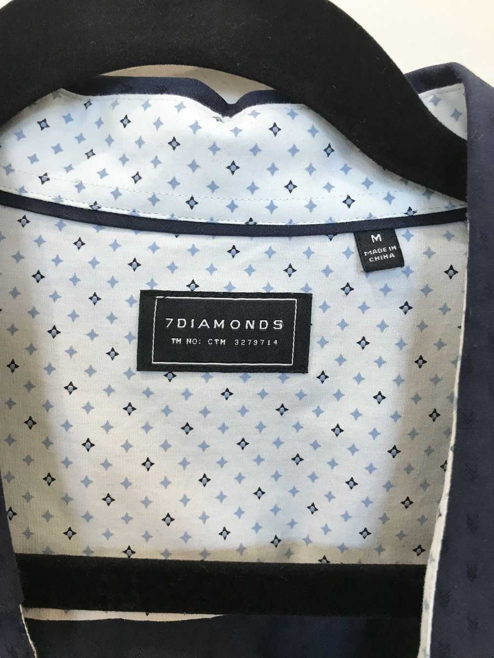 7 Diamonds Blue Dress Shirt - image 3