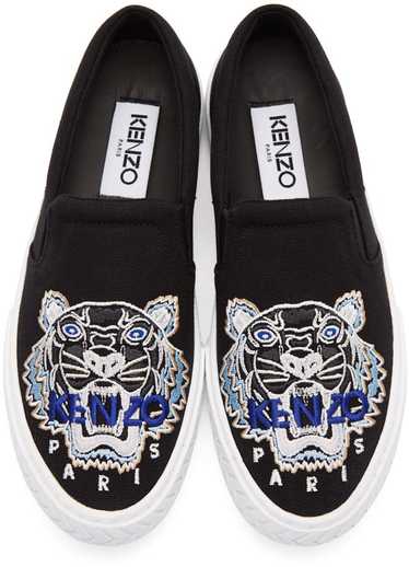 Kenzo Tiger Head Embroidered K-Skate Slip On Sneak