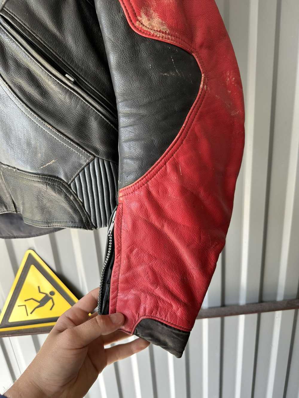 Leather Jacket × Racing × Vintage Racing Rare Gen… - image 12