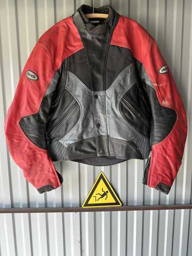 Leather Jacket × Racing × Vintage Racing Rare Gen… - image 1