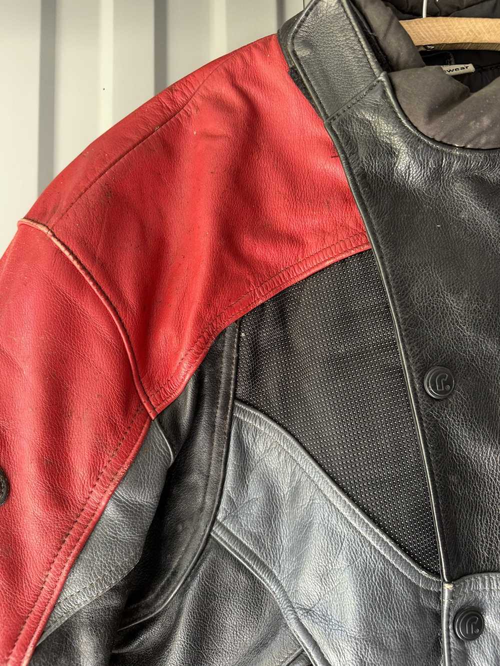 Leather Jacket × Racing × Vintage Racing Rare Gen… - image 6